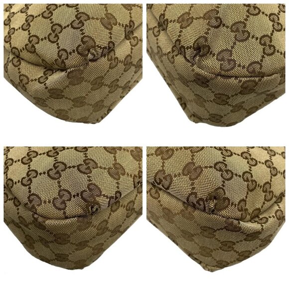 GUCCI GG Pattern, Shelly (Web) Beige White Multi Jacquard Leather 566-071825 - Picture 6 of 14